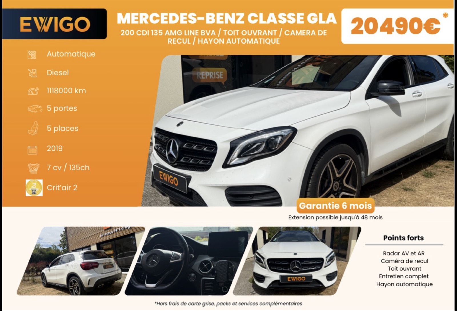 Mercedes-Benz Classe GLA 200 CDI AMG Line