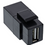 Miniatura: Inserto a scatto Keystone InLine® USB 2.0, presa / presa USB-A, angolato, nero