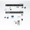 Miniatura: Aten CS1768, KVM Switch, 8 porte, USB DVI, Audio, Hub USB 2.0, 19" (1HE), 2 cavi