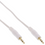 Miniatura: Cavo Audio Jack 3,5mm maschio / maschio, 10m, dorato, bianco, Stereo