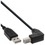 Miniatura: Cavo USB 2.0 A maschio / B maschio, 0,5m, Angolato v/ Basso, nero