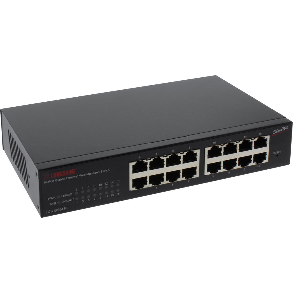 LCS-GS8416 - 16 Port Gigabit Switch