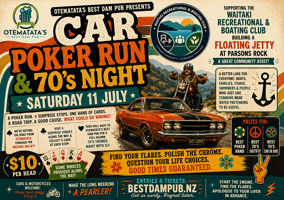 Best Dam Car & Bike Poker Run - Winter 26 Edition