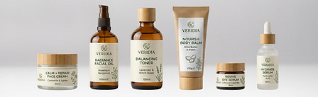 Create skincare brand with no background. Create branding for a natural skin care line._ed