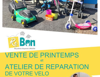 Samedi 26 Mars : Vente de Printemps et Atelier de réparation de Vélo