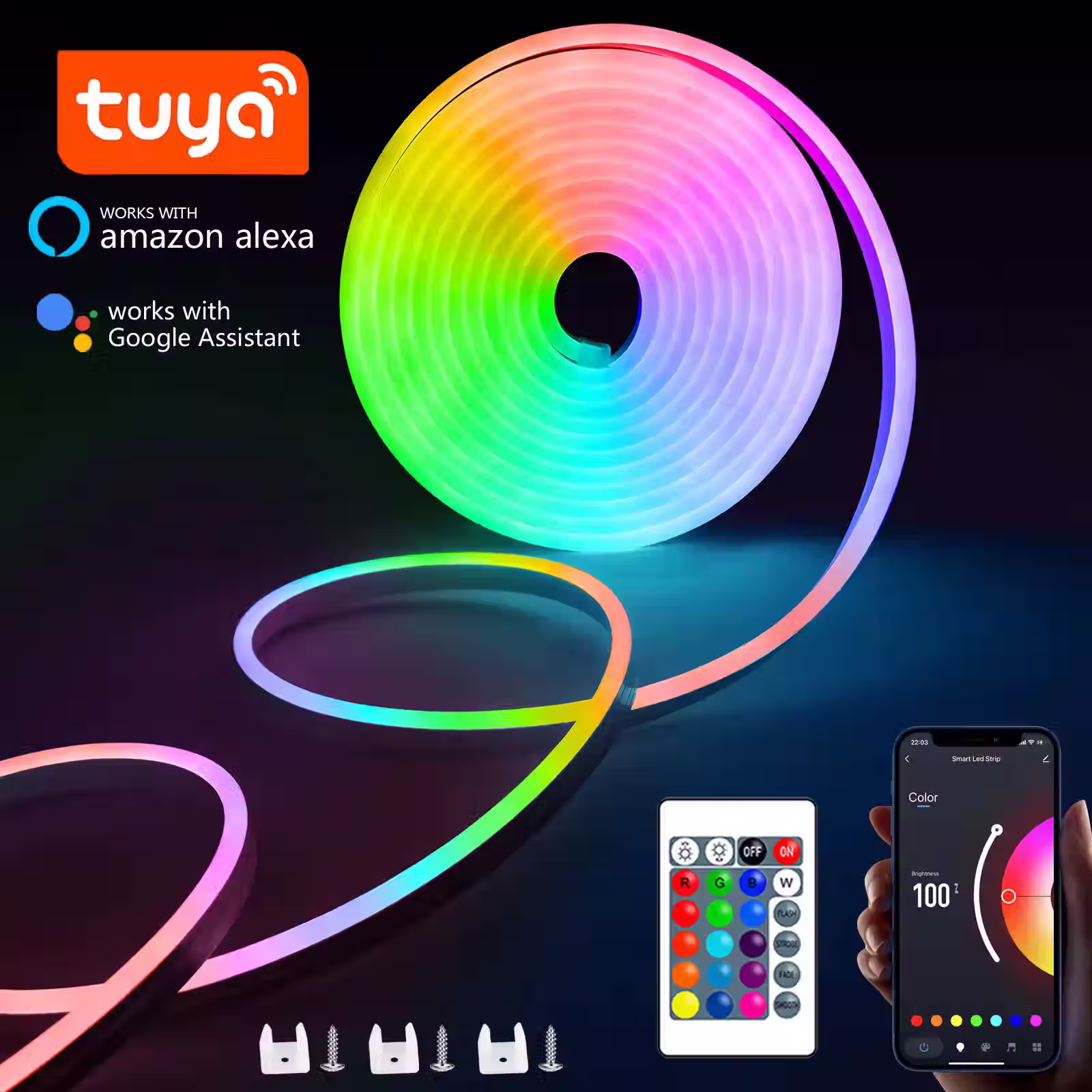 Faixa de led neon RGB