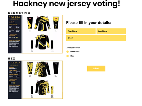New club jerseys