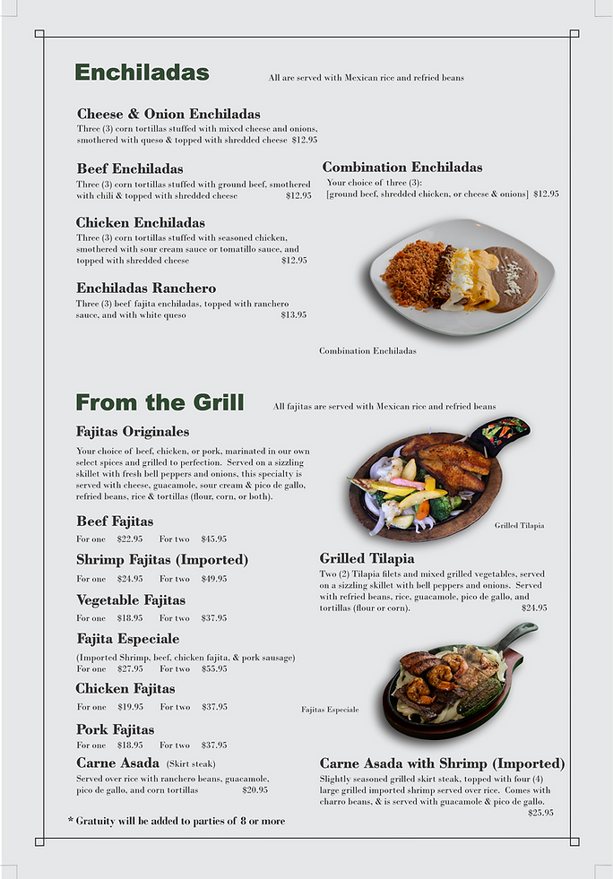 El Magey Baton Rouge - Menu