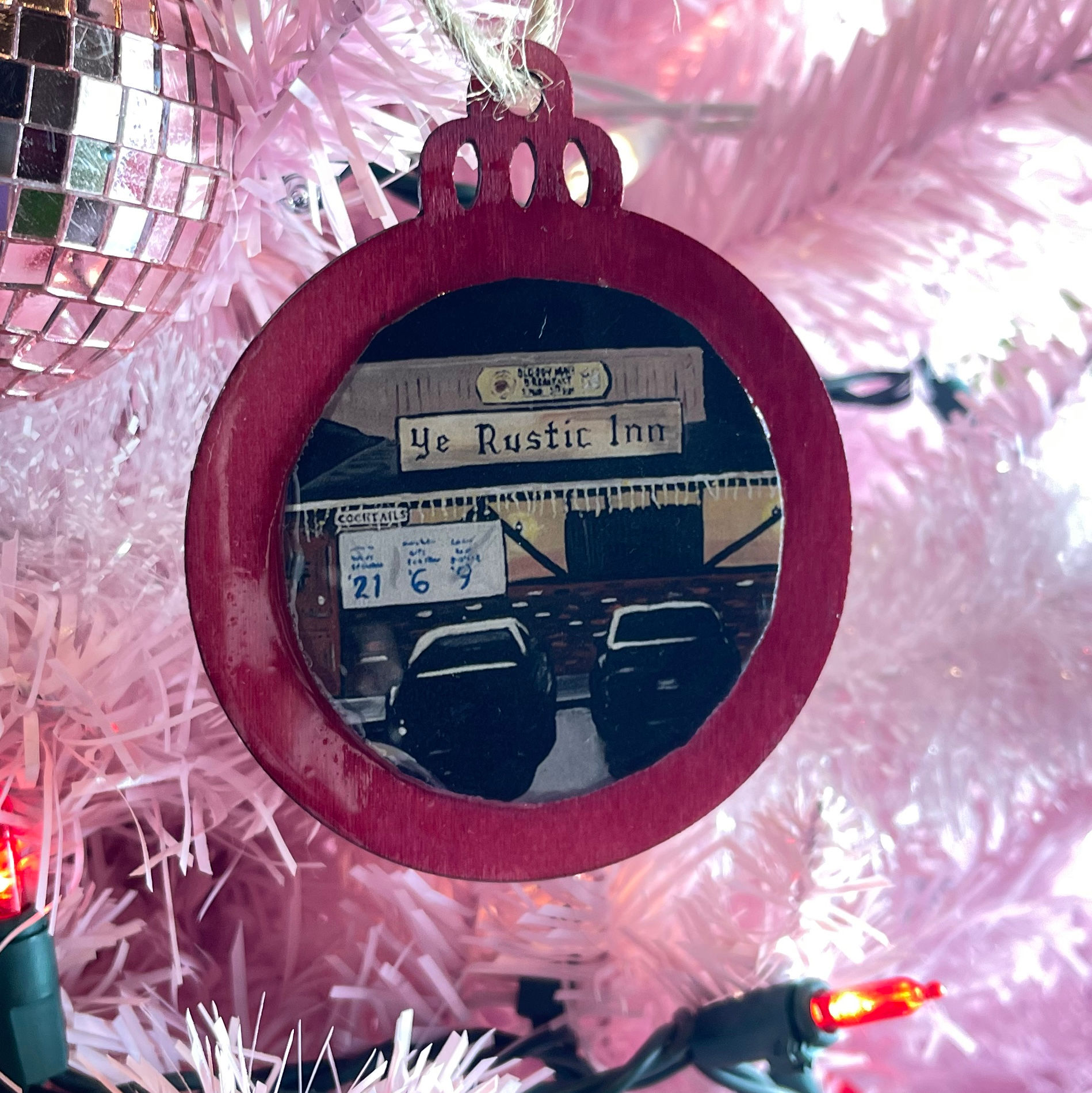 Ye Rustic Inn ornament 