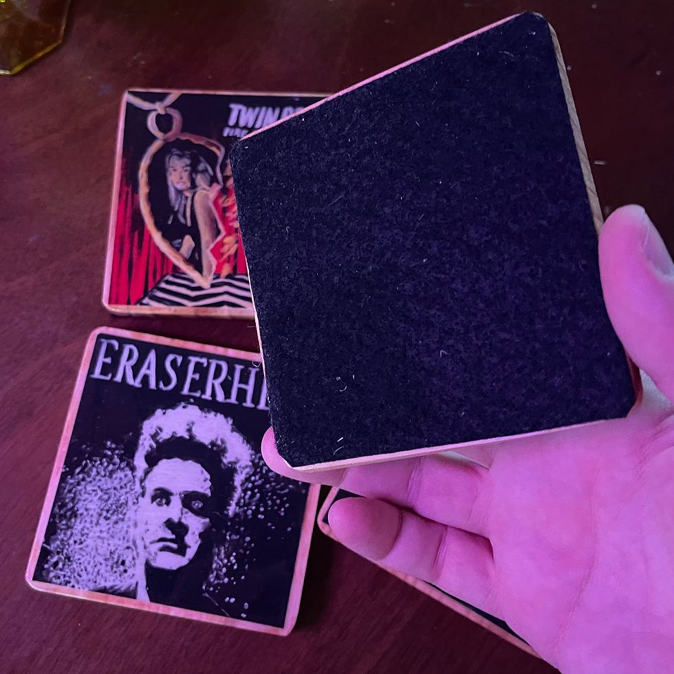 Thumbnail: David Lynch coaster set 