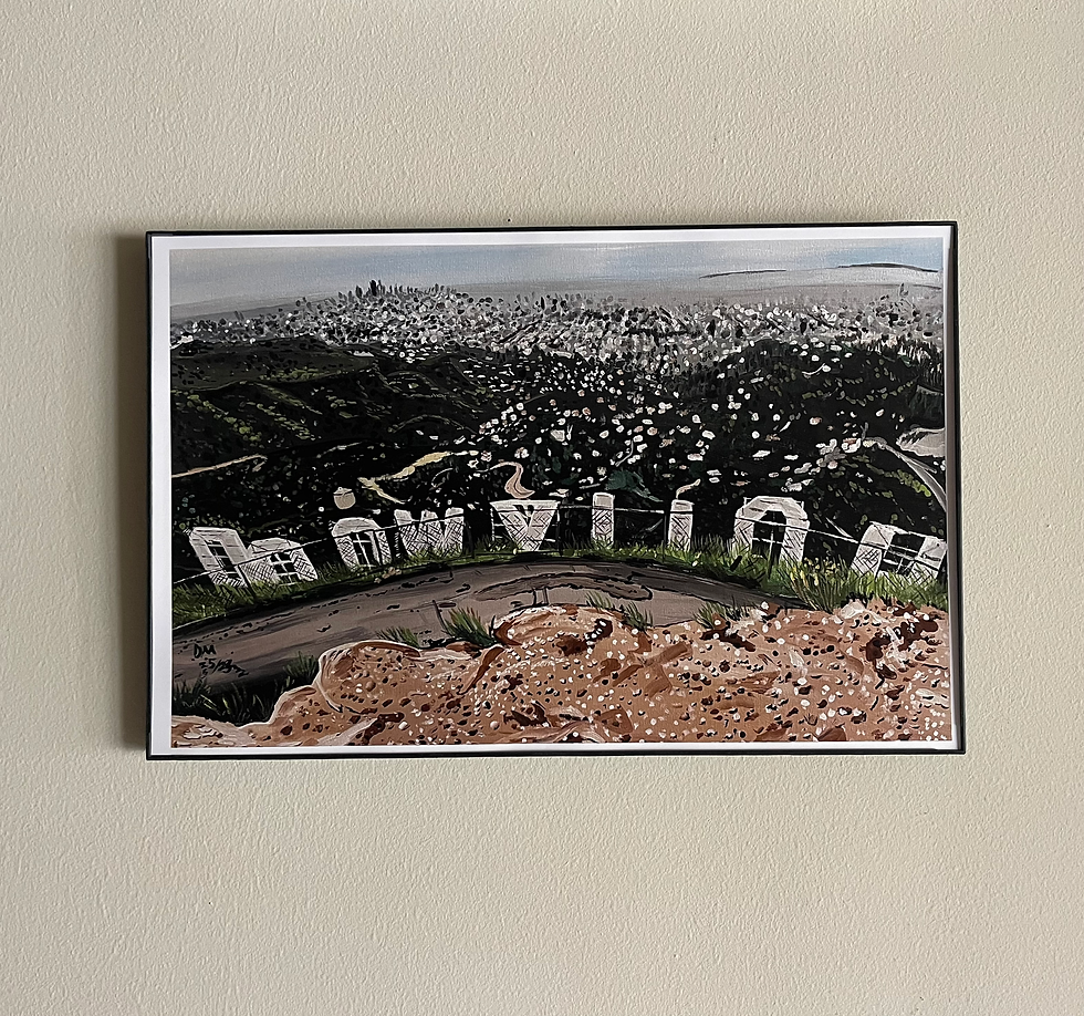 Hollywood Sign From Above