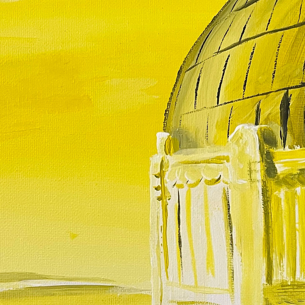 Thumbnail: Yellow Observatory 11x17” print