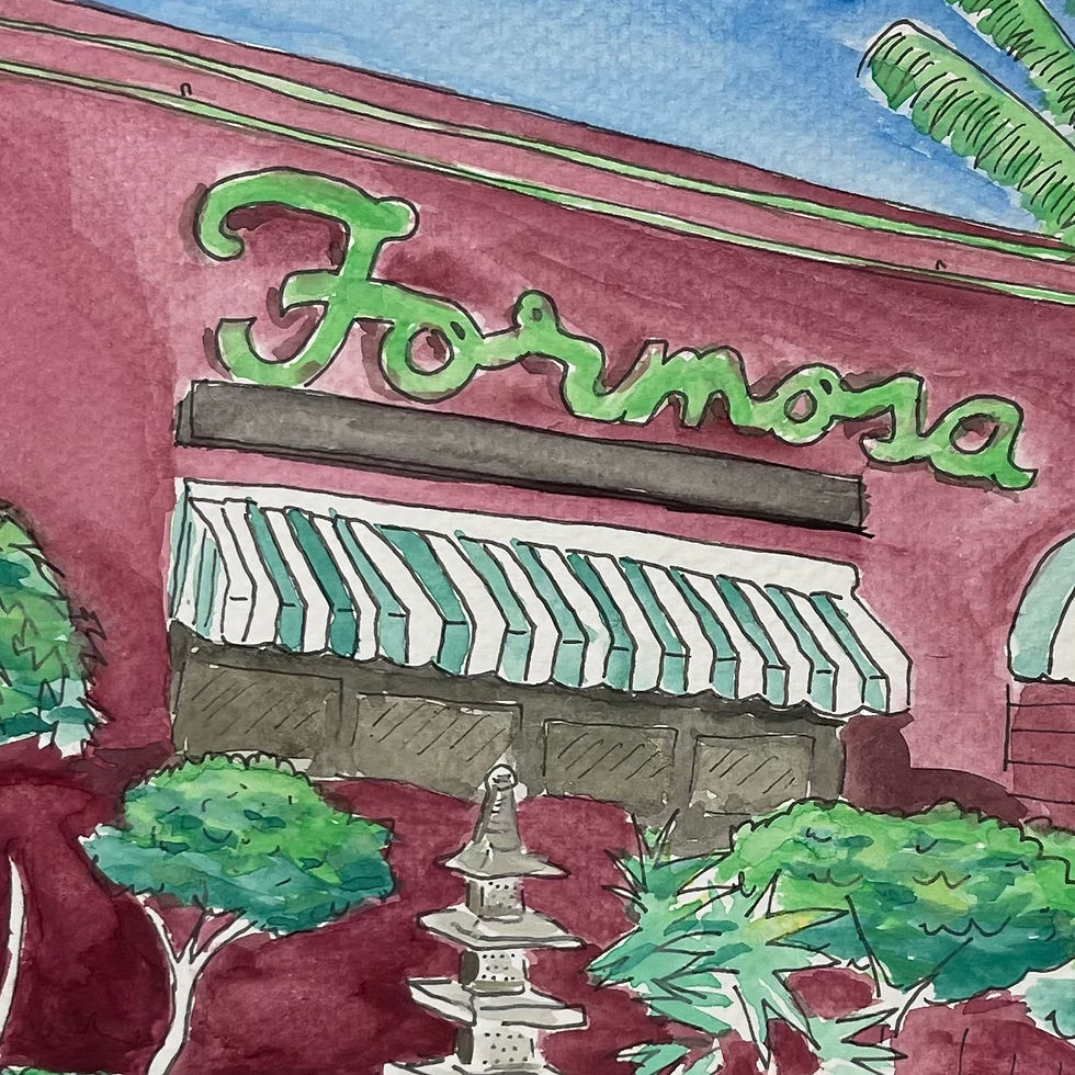 Thumbnail: Formosa Cafe watercolor print