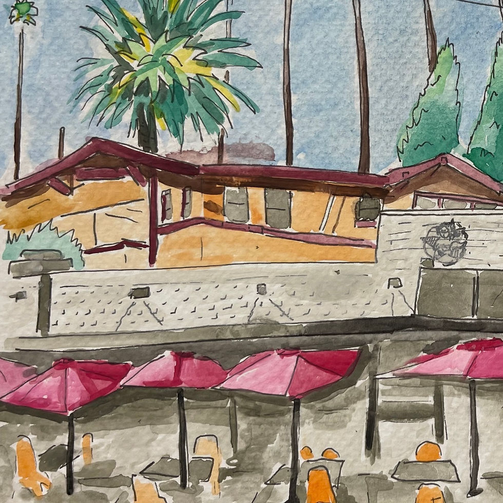 Thumbnail: Millie’s Cafe 11x17” watercolor print