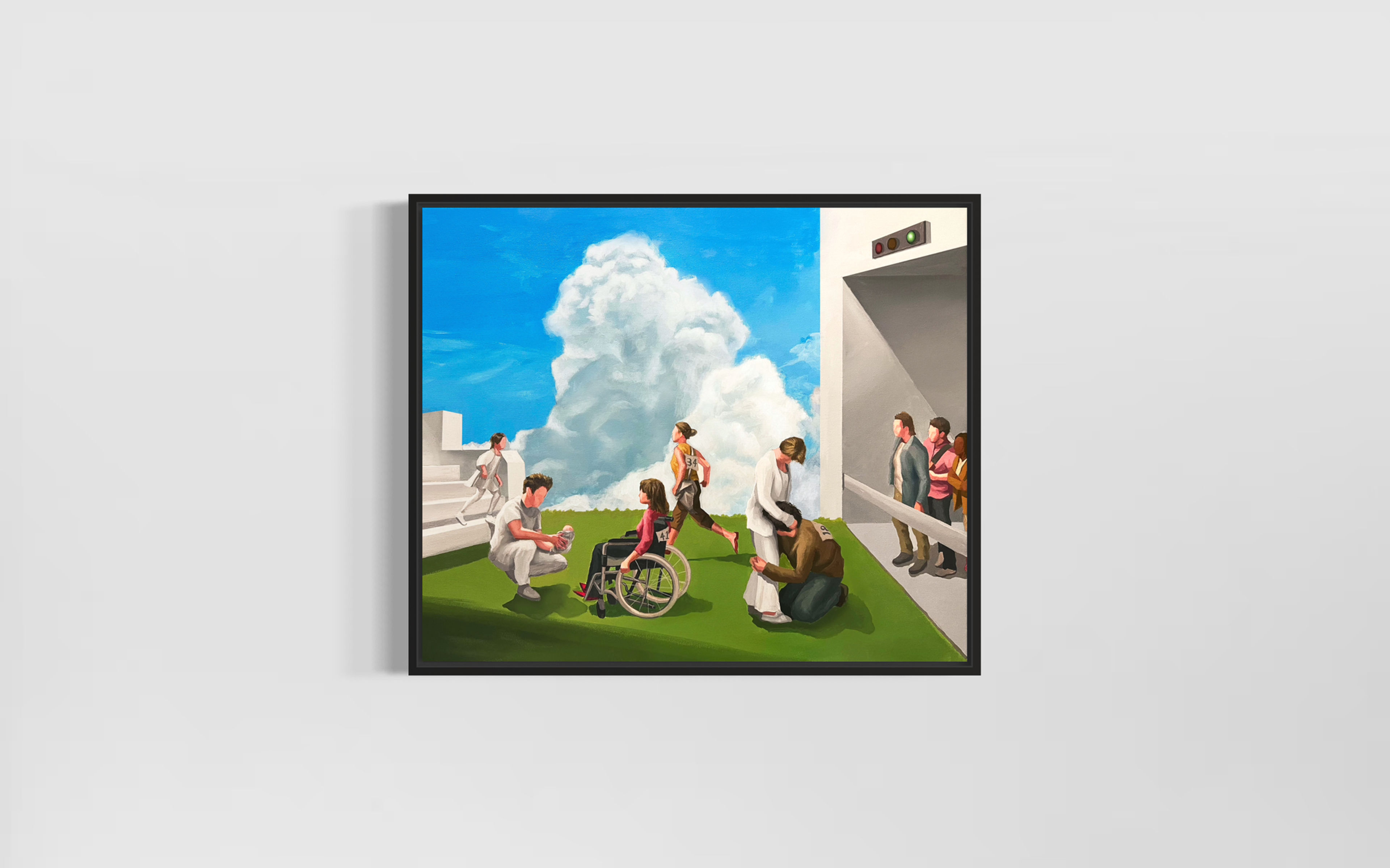 "You are not supposed to be here this early"