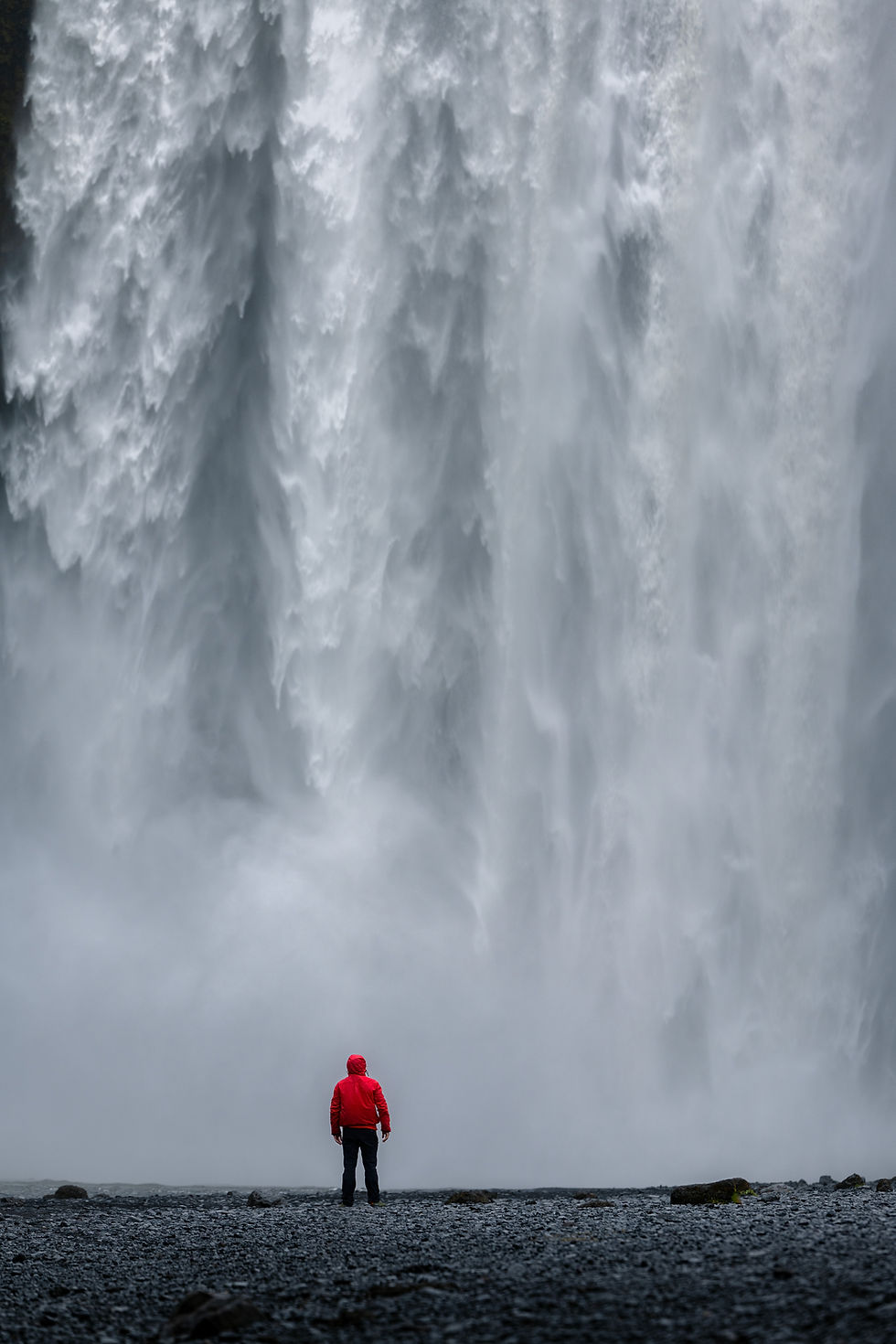 The power of Skogafoss - Iceland