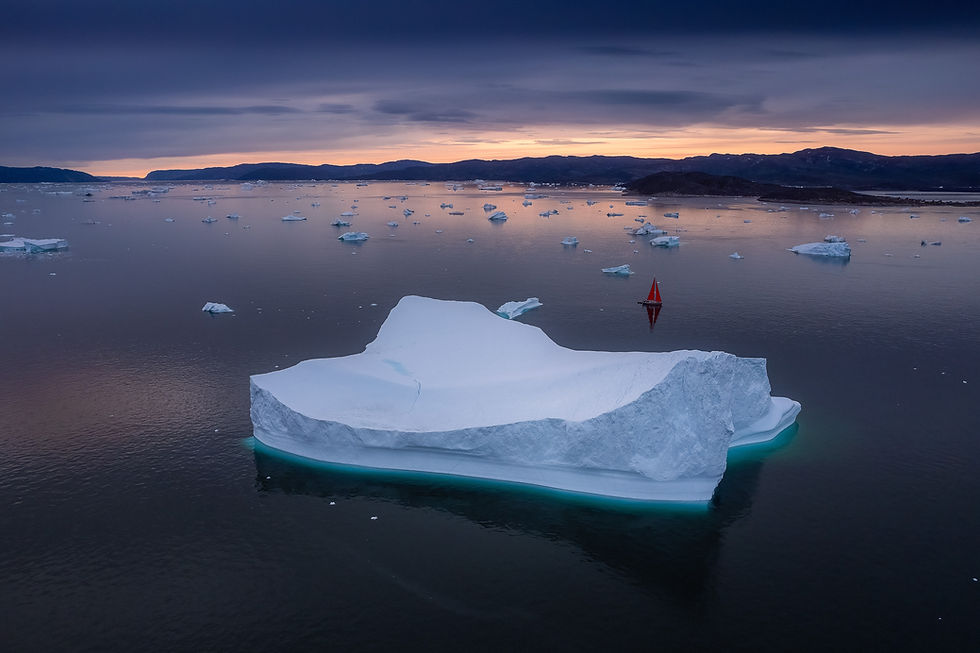 Above the ice - Disko Bay, Greenland