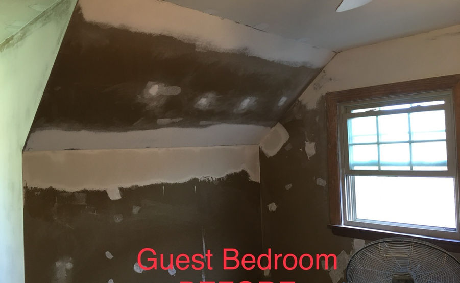 Guest Bedroom Indoor Painting Before
