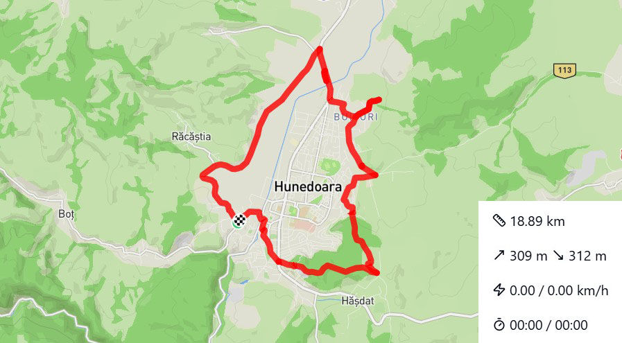 Hunedoara hills trail