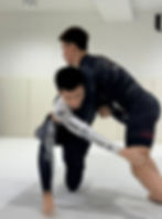 brazilian jiu jitsu no gi class students