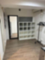 bjj gym facility, changing space