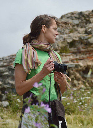 Image of Susanna Gaunt holding a camera