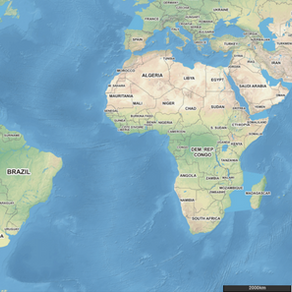 Mapa Global Interativo com Renderização 3D Em Tempo Real