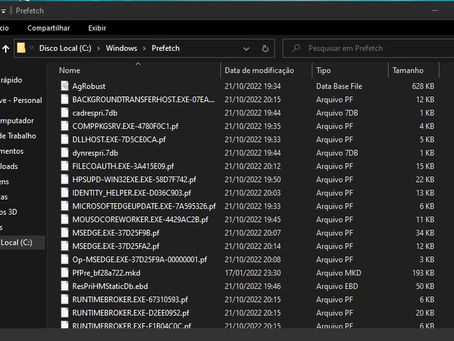 Apagar Arquivos Prefetch