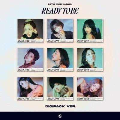Digipack] TWICE 12th Mini Album - READY TO BE (Random Ver.) CD