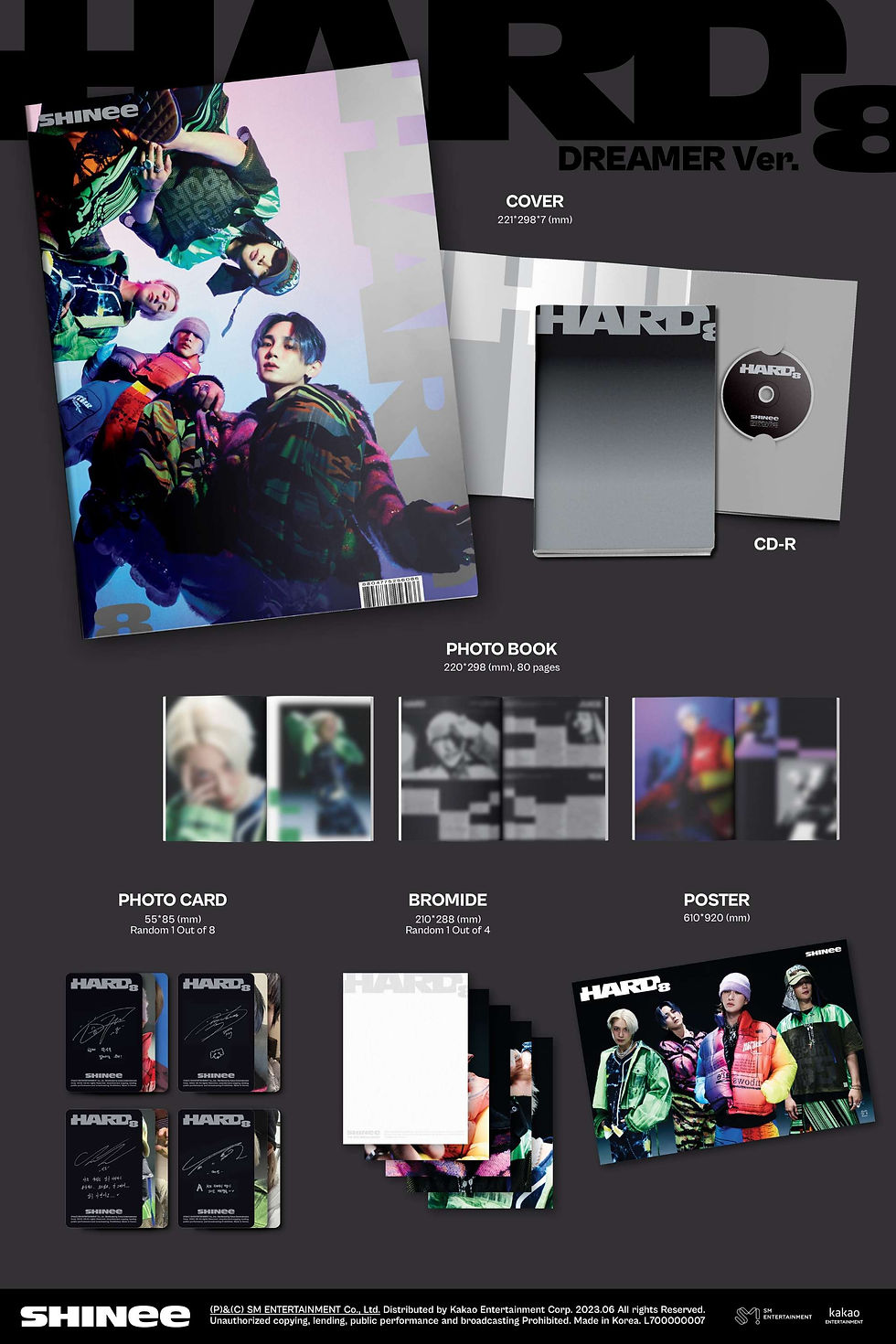 Thumbnail: Shinee : HARD (photobook random ver.)