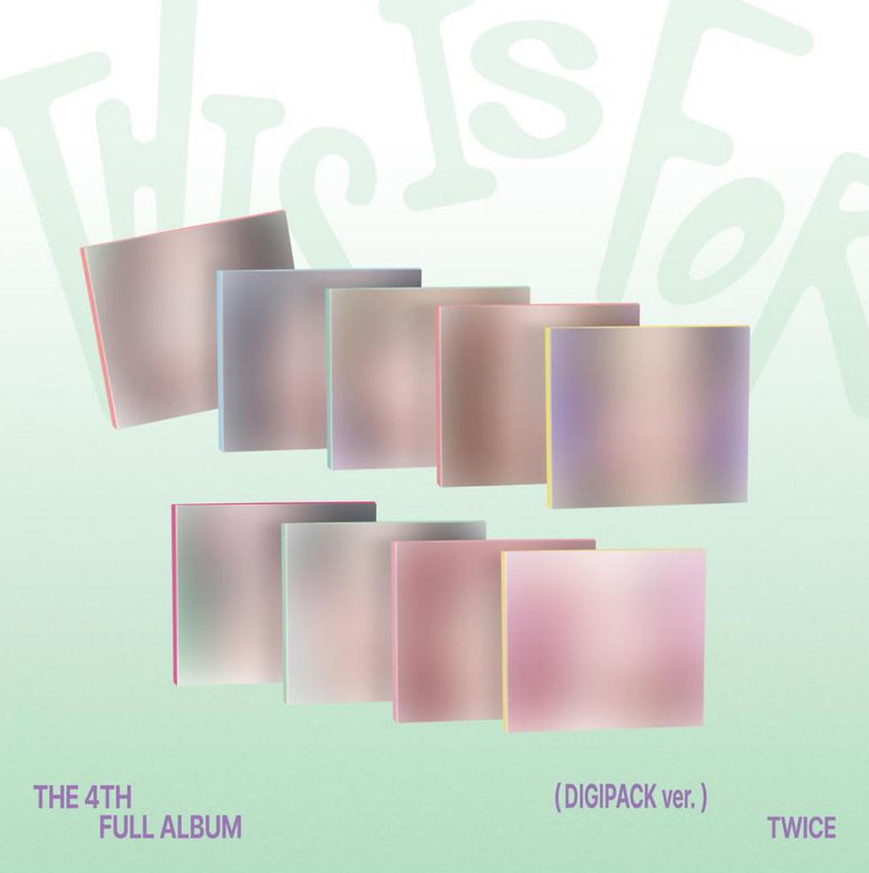 TWICE 4th Album - THIS IS FOR (DIGIPACK ver. Random)