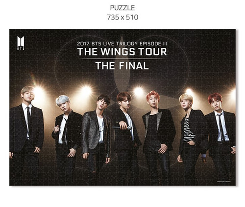 BTS - World Tour Poster Jigsaw Puzzle [Wings, Love Yourself, Speak
