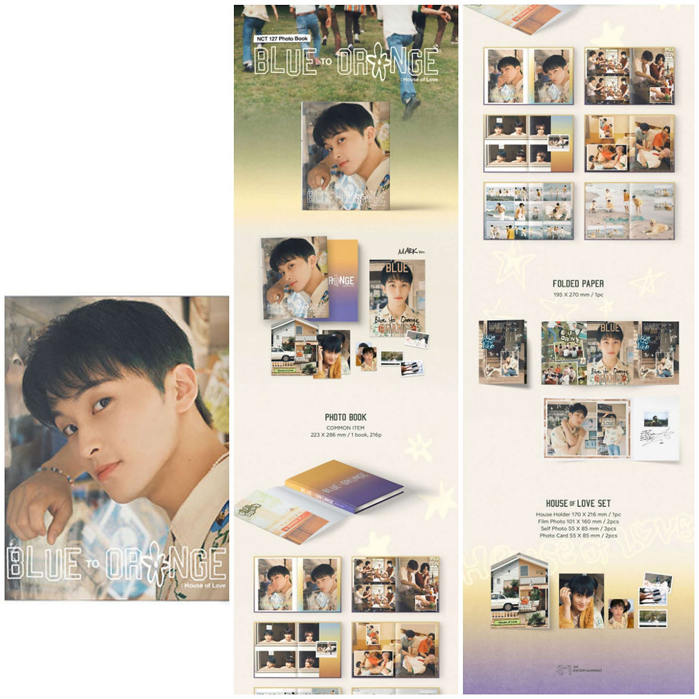 Thumbnail: NCT 127 Blue to Orange : House of love photobook (random version) 