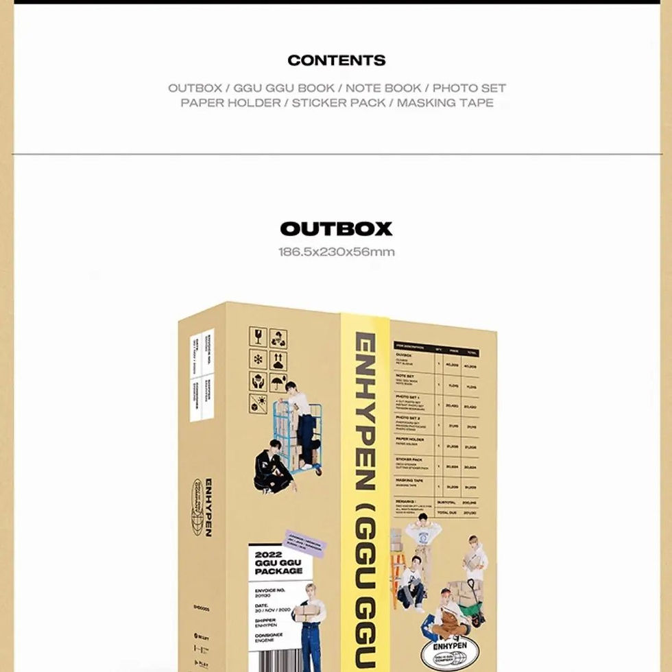 Thumbnail: Enhypen ggu ggu package 2022