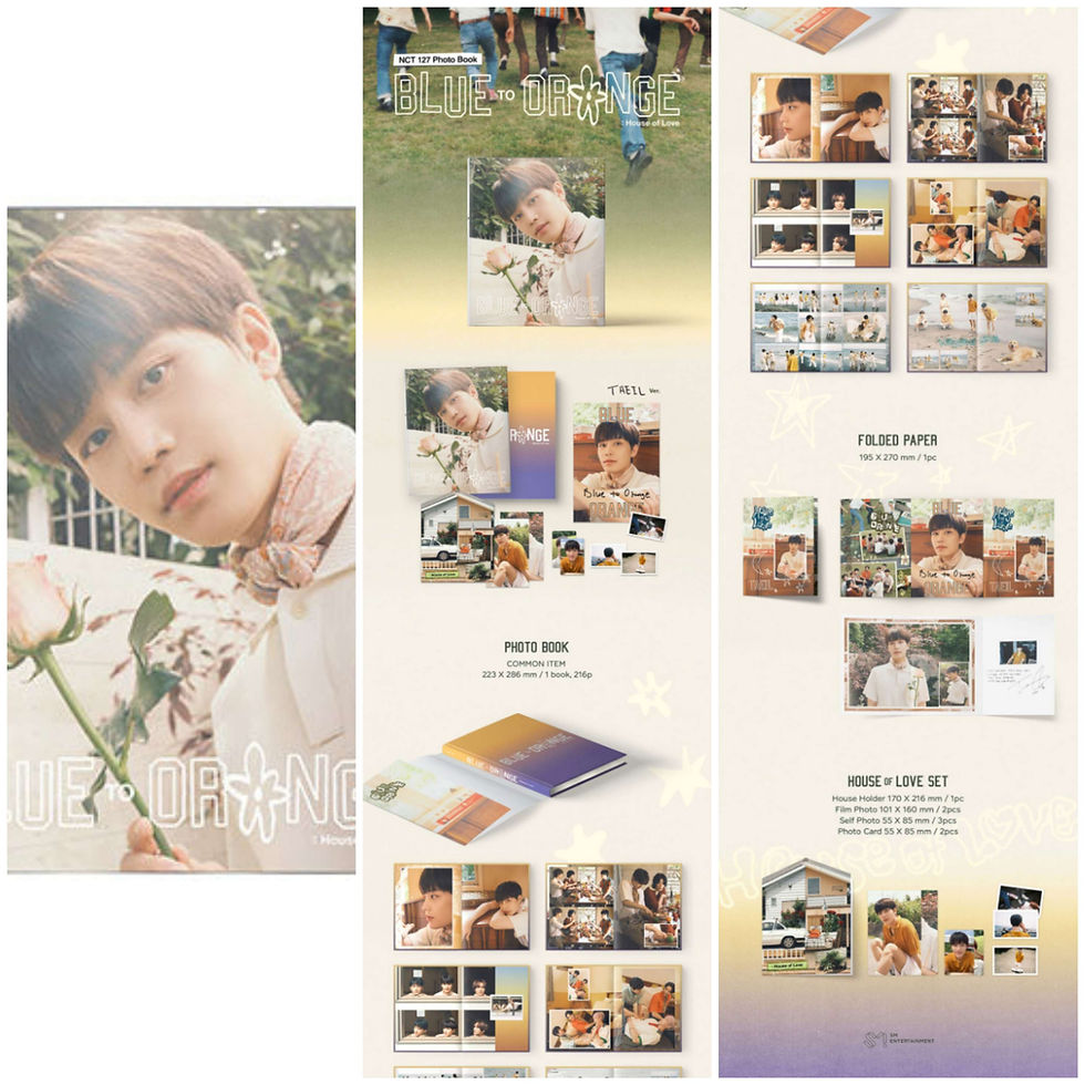 Thumbnail: NCT 127 Blue to Orange : House of love photobook (random version) 