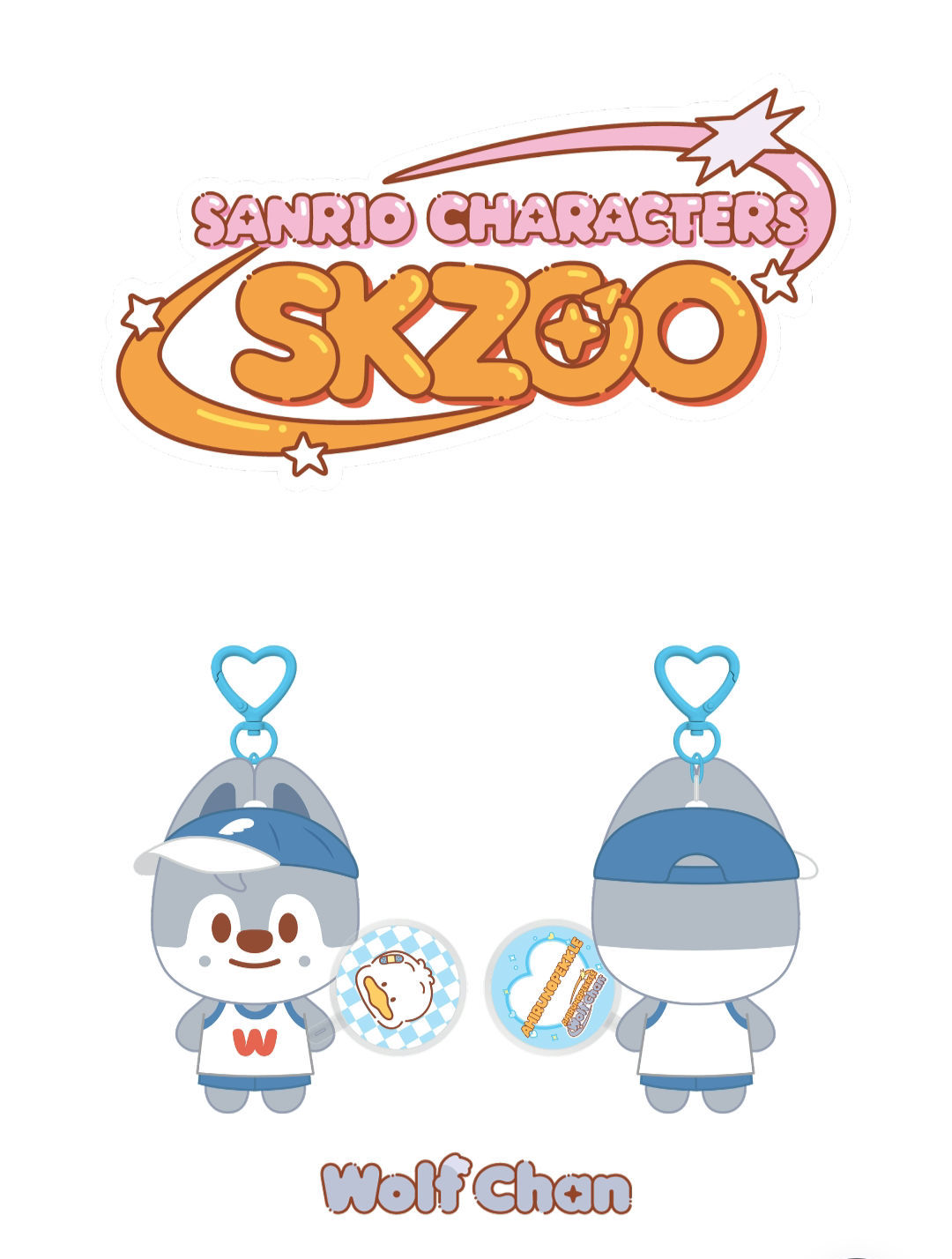 10CM PLUSH MINI PICKET Ver. - SKZOO X SANRIO CHARACTERS