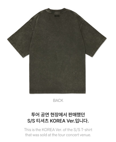 BTS ARIRANG S/S T-SHIRT_KOREA Sサイズ BTS ARIRANG WORLD TOUR OFFICIAL S/S T-SHIRT (KOREA Ver