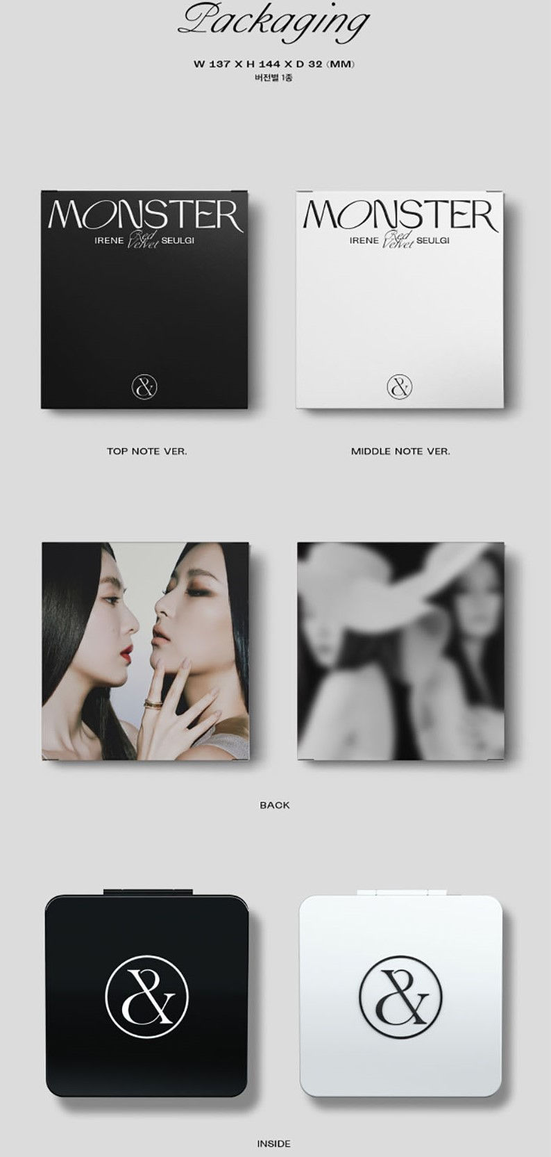 Thumbnail: Red Velvet IRENE & SEULGI - (1st Mini) Monster [Top Note; Middle Note ver.]