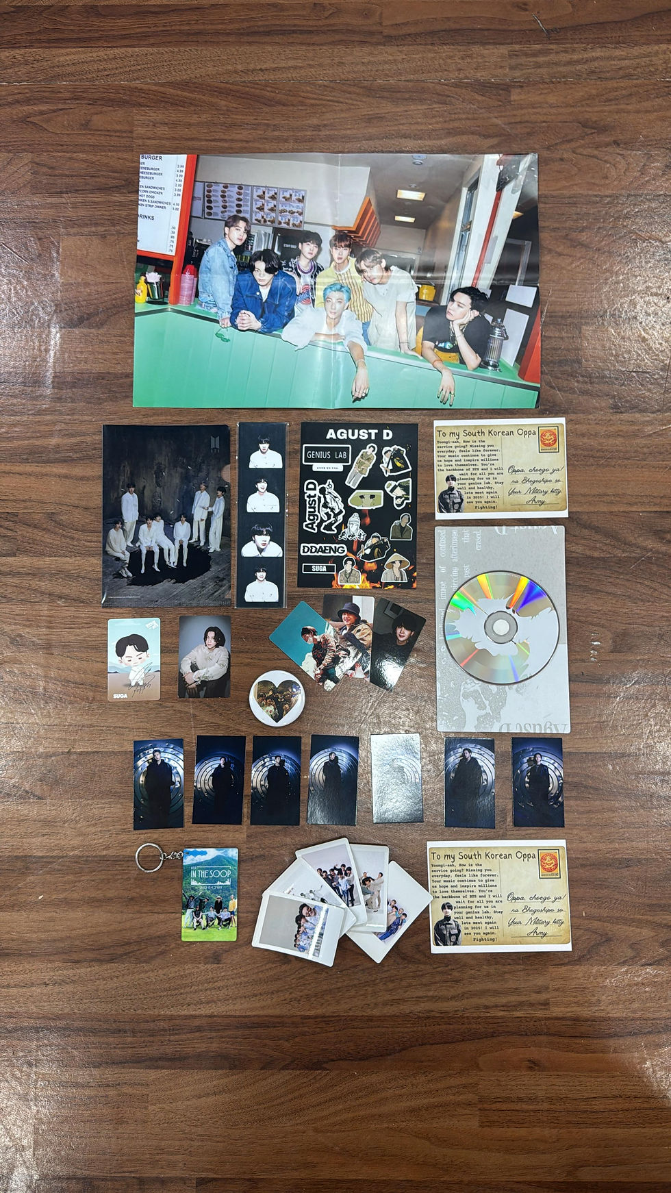 BTS suga Agust D set