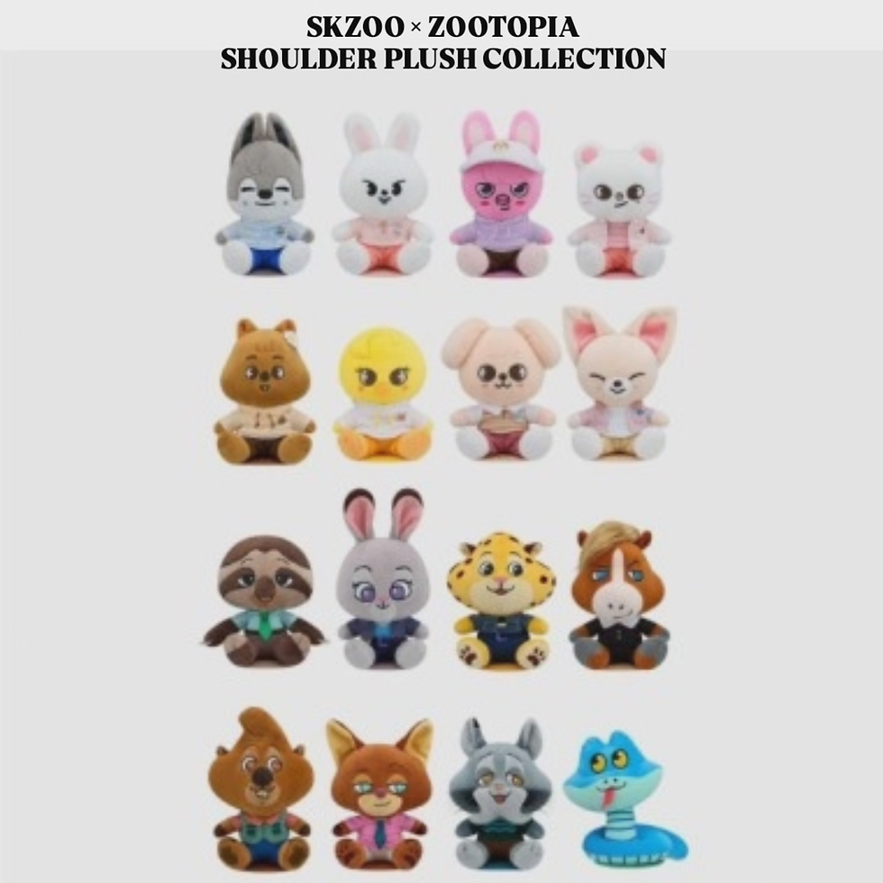 SKZOO ✕ ZOOTOPIA 2
**SHOULDER PLUSH COLLECTION** 🐾✨