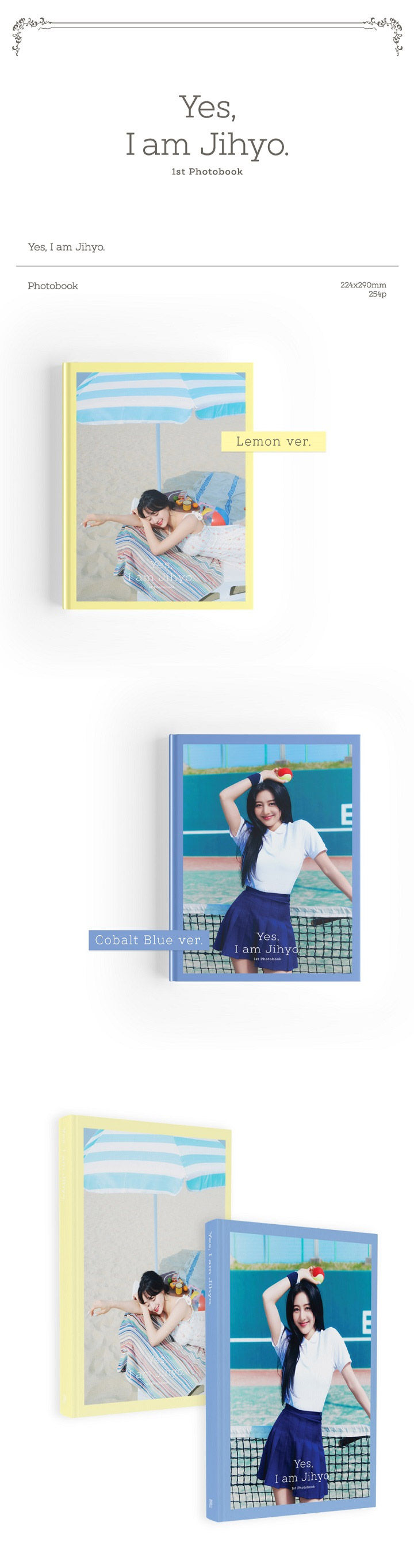 Thumbnail: JIHYO - Yes, I am JIHYO. 1ST PHOTOBOOK