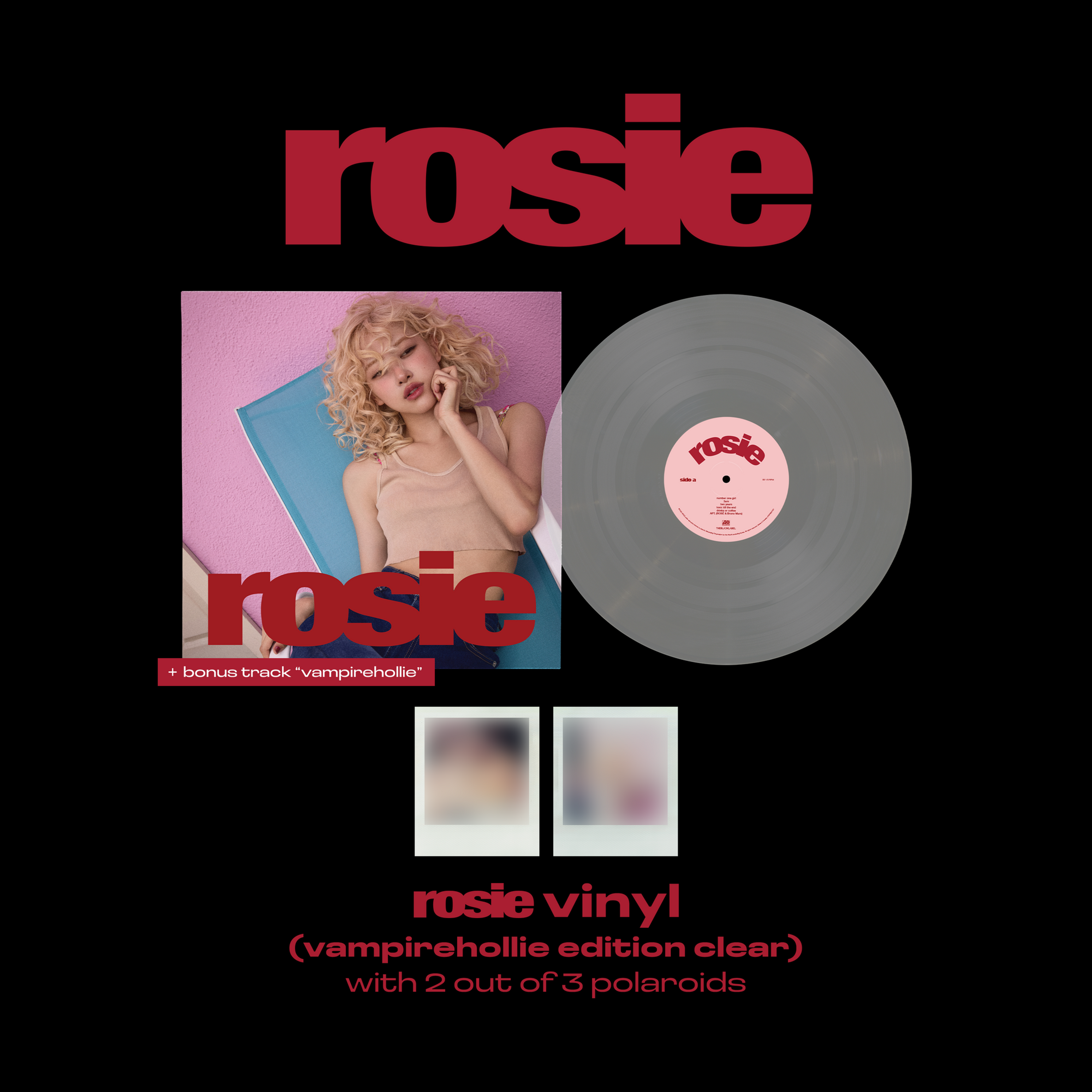 Blackpink rose rosie lp 