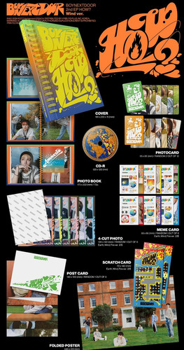 BOYNEXTDOOR - HOW? 2ND EP ALBUM KIT VERSION | KPOPINDIAMERCH