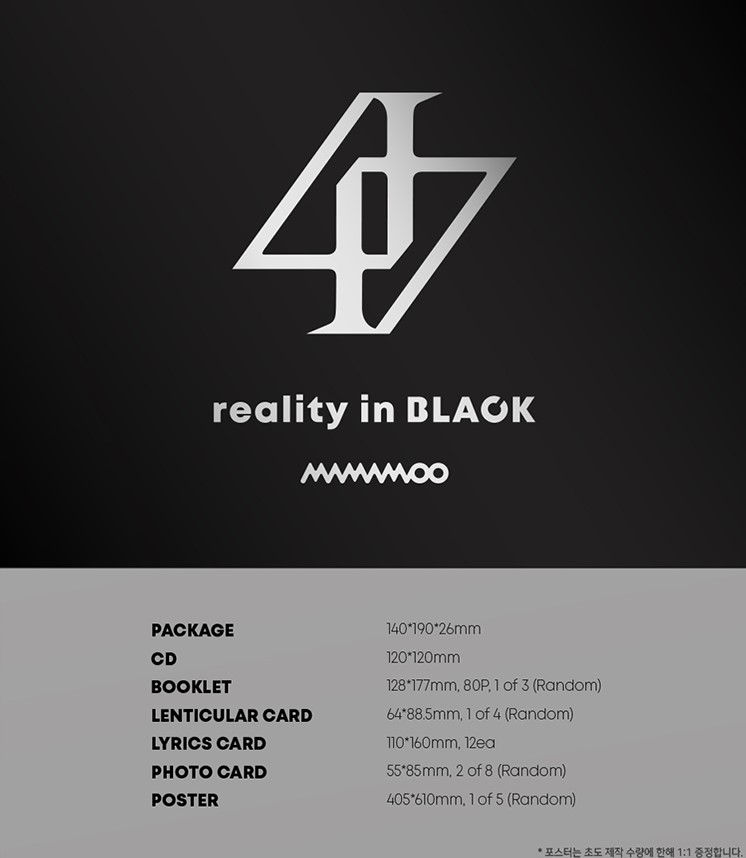 Thumbnail: Mamamoo - (Vol.2) reality in BLACK