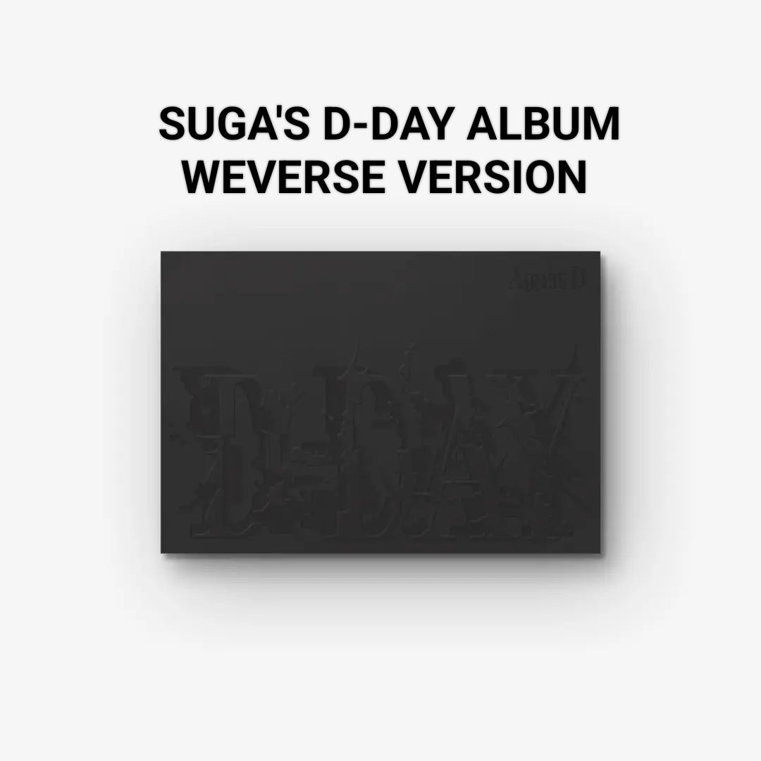 BTS SUGA - D-DAY 1ST SOLO ALBUM WEVERSE VERSION