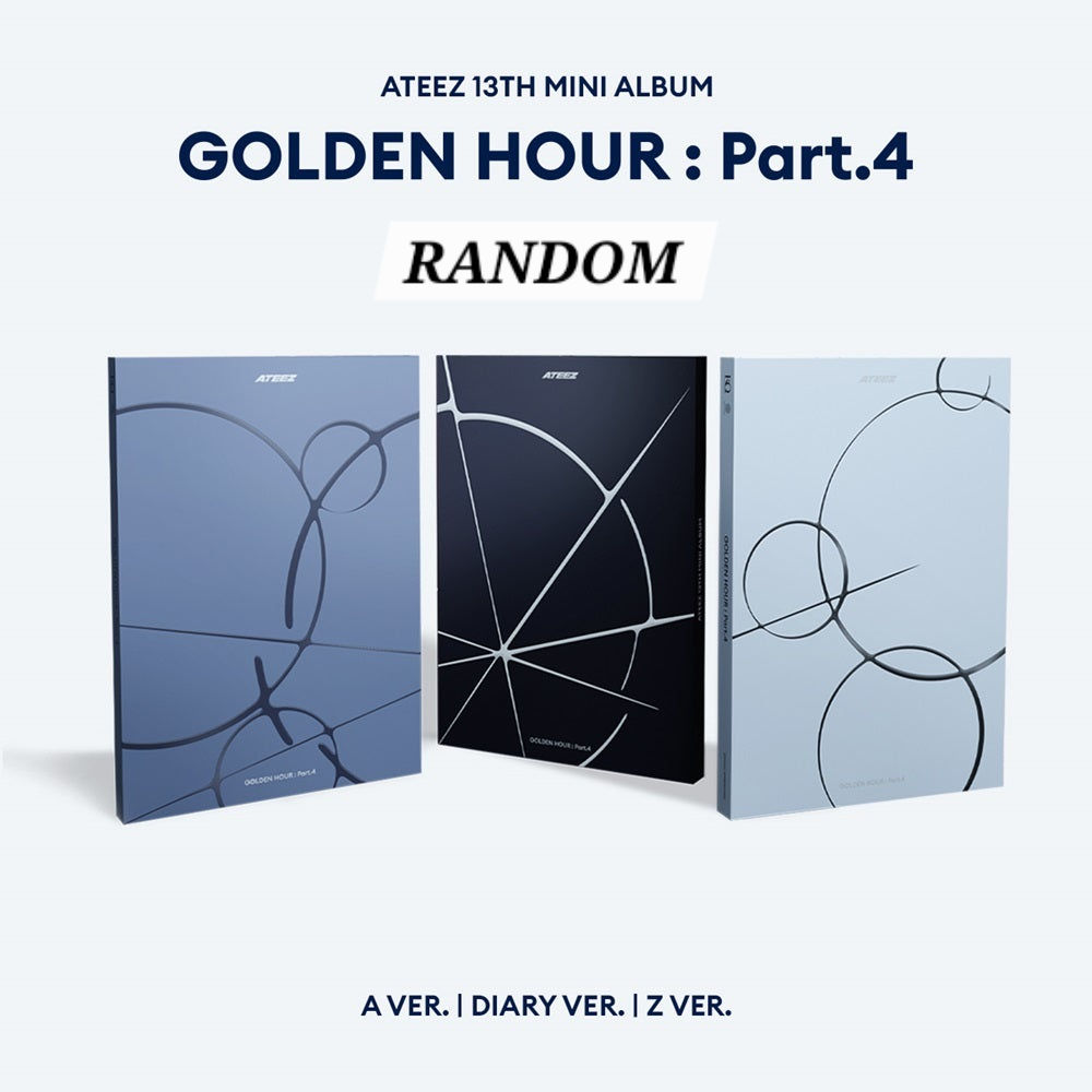  ATEEZ 13th Mini Album – GOLDEN HOUR : Part.4 (Random Ver.) 