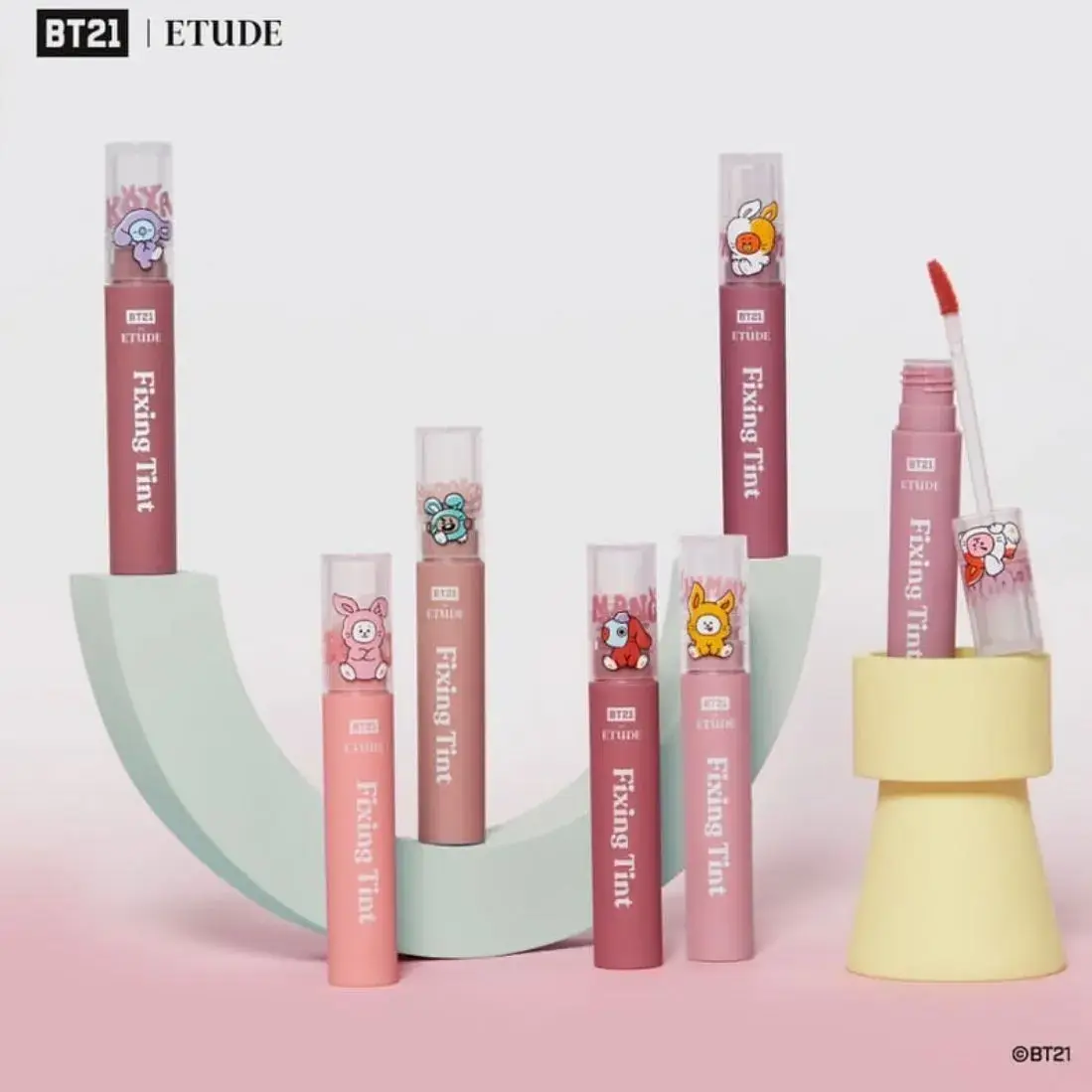 BT21 x Etude fixing tint
