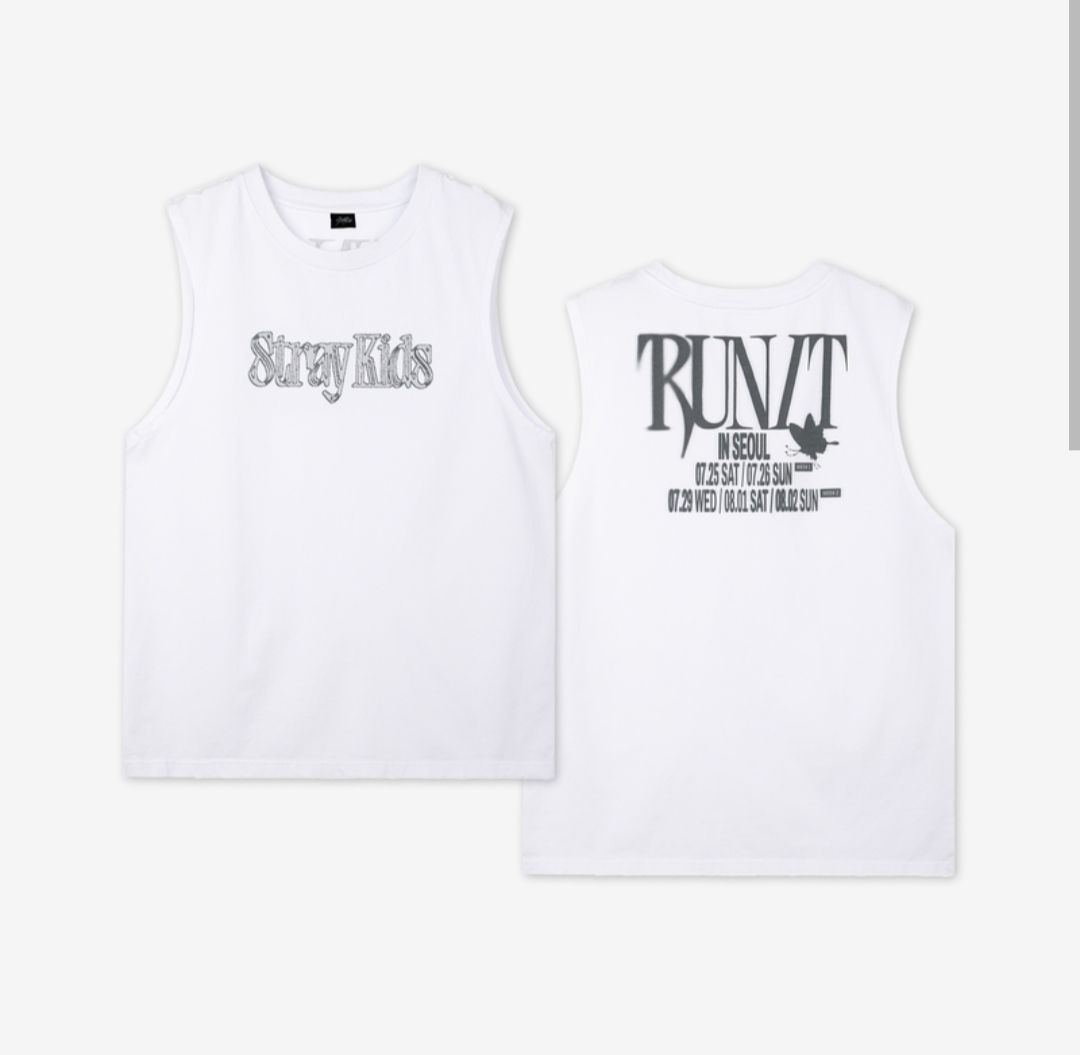 Stray Kids Run it seoul goods β Sleeveless Top