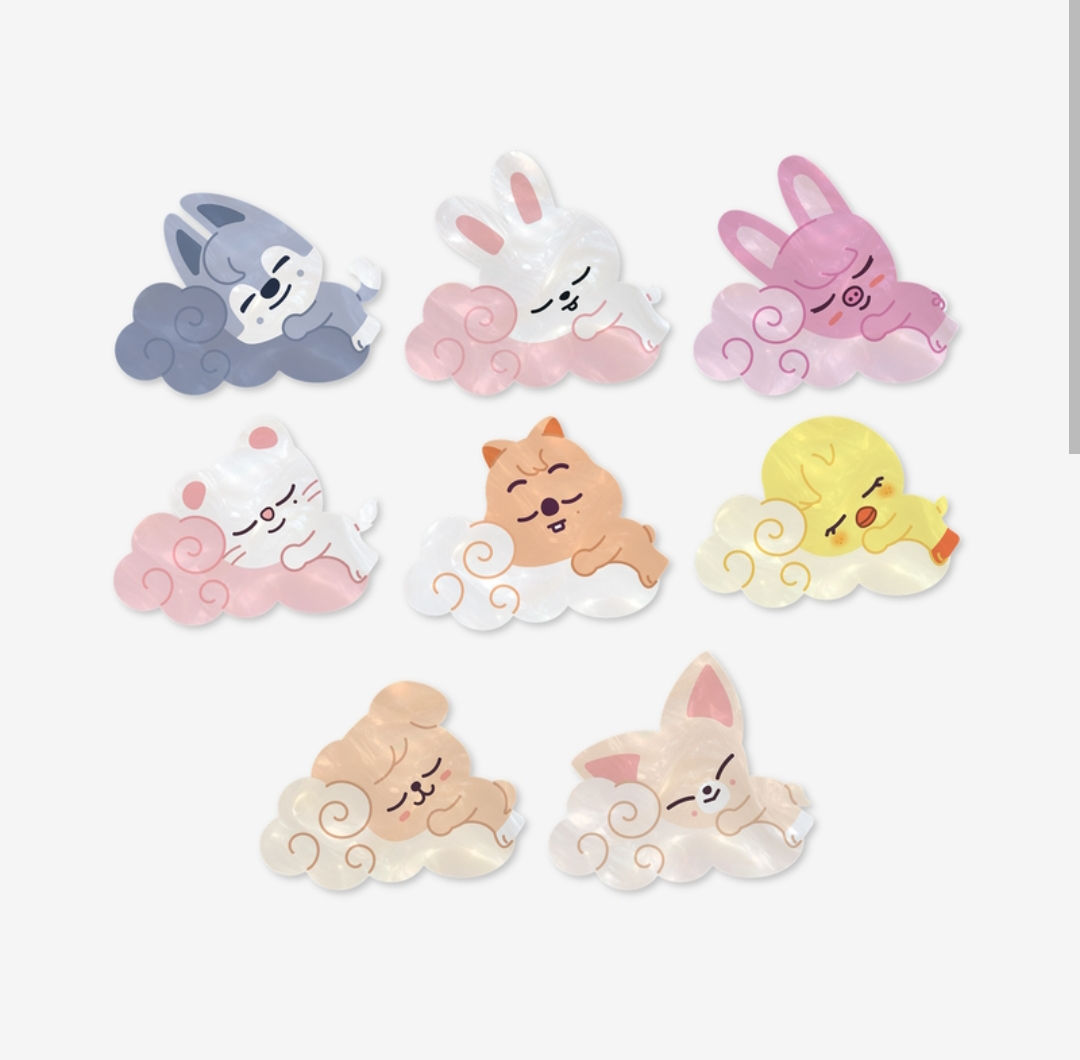 Stray Kids Run it seoul goods – SKZOO Acrylic Hair Clip