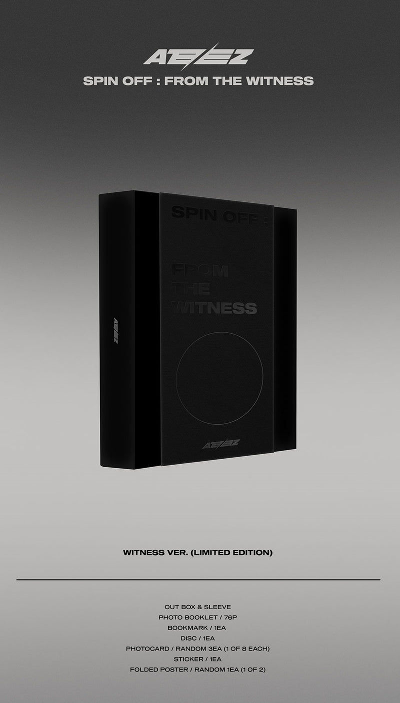 ATEEZ - SPIN OFF FROM THE WITNESS ALBUM
WITNESS VER. (LIMITED EDITION)